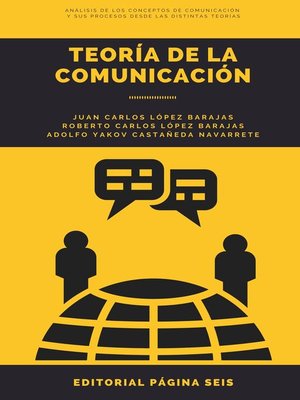 cover image of Teoría de la comunicación